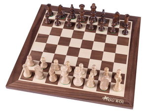 Échiquier en Bois <br>d'Érable et de Noyer