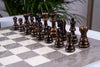 Jeu d'Échecs Prestige <br>en bois de frêne (Haute Brillance)