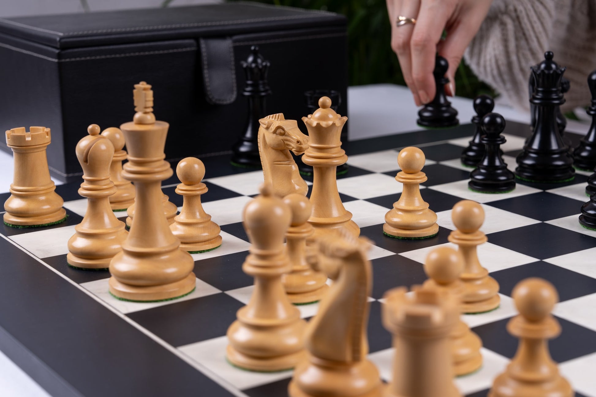 Jeu d'Échecs <br>Traditionnel en Bois