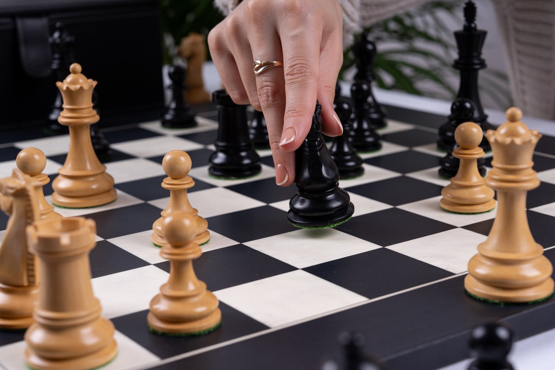 Jeu d'Échecs <br>Traditionnel en Bois