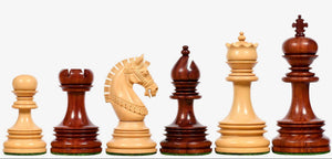 Pièces d'Échecs Chetak <br>en Bois de Padouk