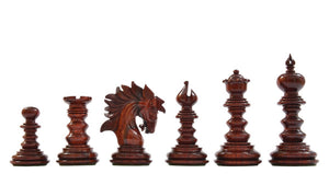 Jeu d’échecs Renaissance <br>en bois rose et frêne (Haute Brillance)