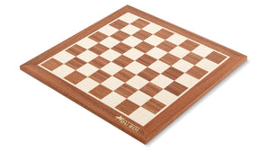 Plateau d'échecs acajou – vue générale