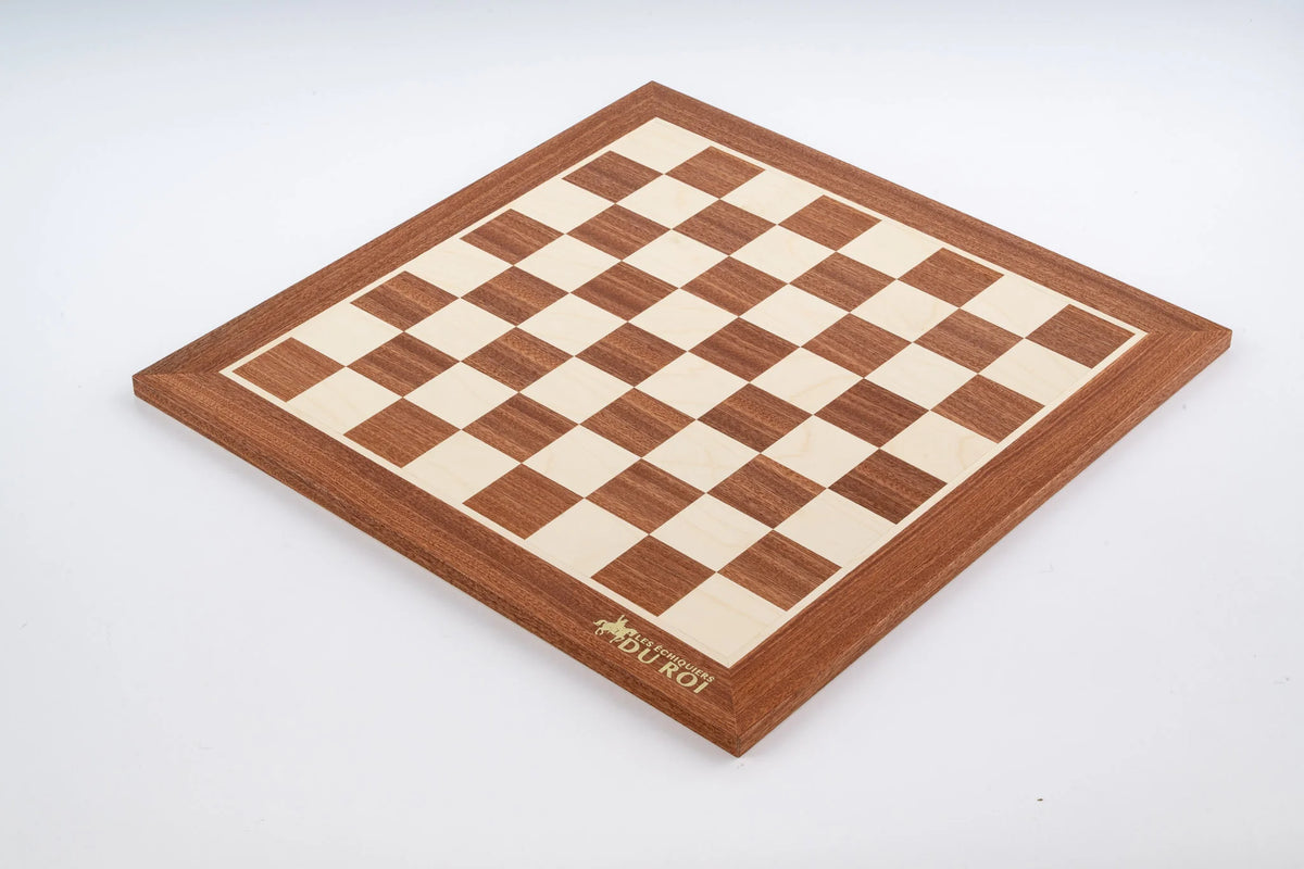 Plateau d'échecs acajou – vue 2