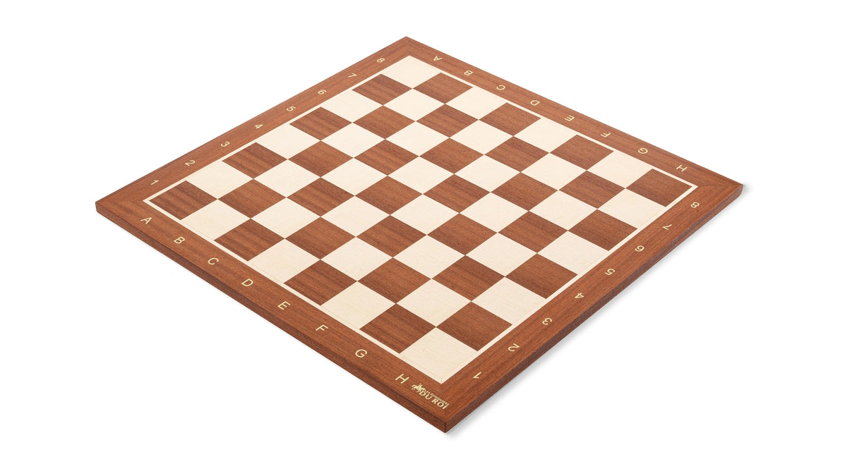 Plateau d'échecs acajou numerote – vue générale