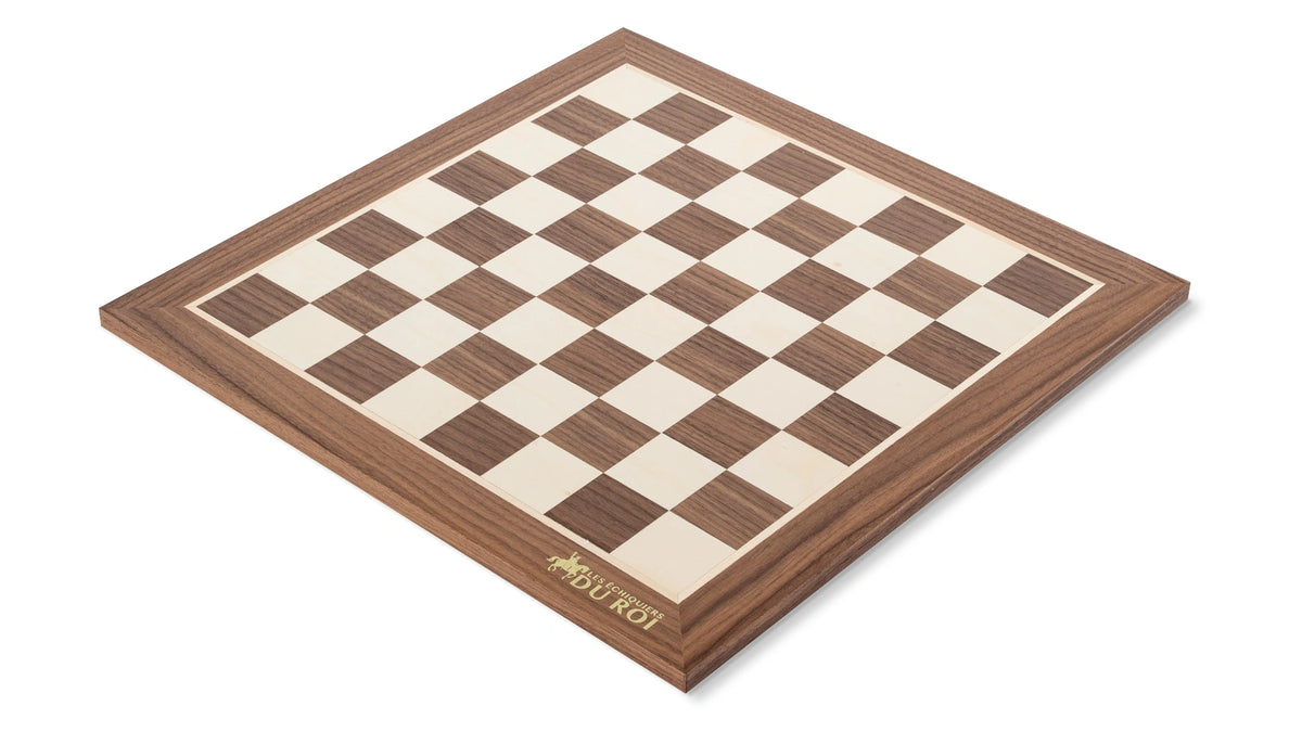 Plateau d'échecs noyer – vue générale