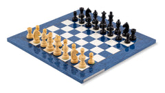 Jeu d'Échecs Saphir <br>en Loupe de Frêne et Buis