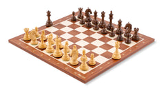 Jeu d'Échecs Sérénité <br>en Bois d'Acajou et de Sesham