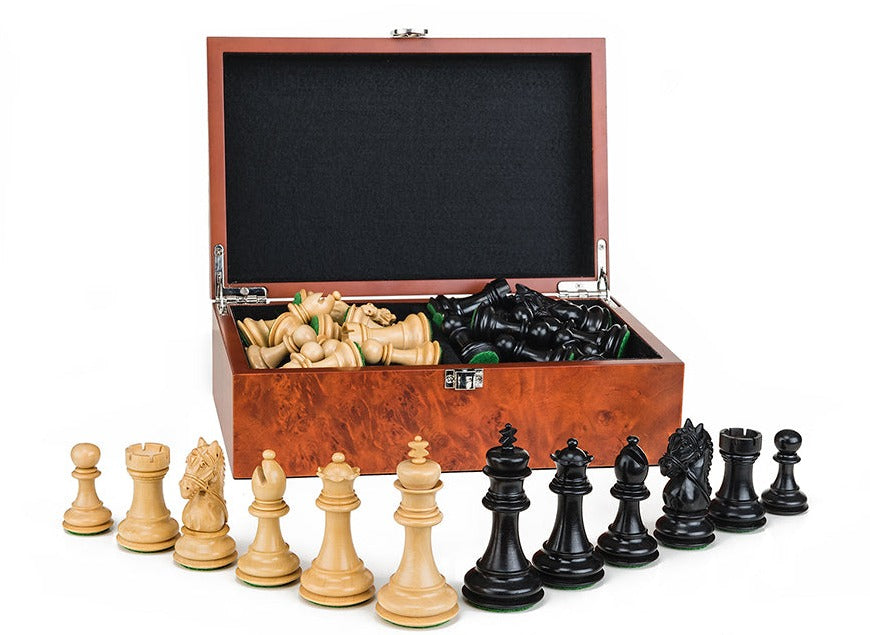 Pièces d'Échecs <br>en Bois de Luxe