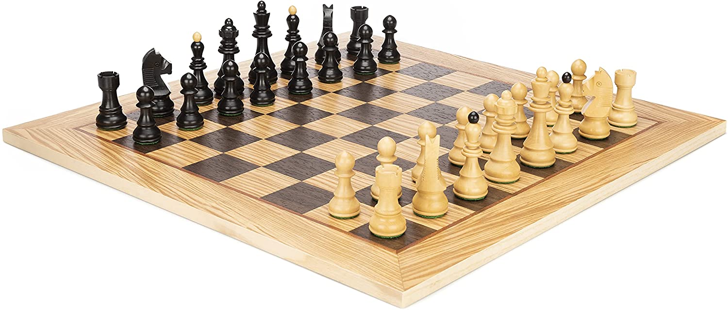 Jeu d'Echecs en Bois d'Olivier
