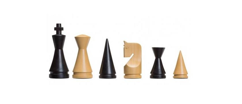 Pièces d'Echecs de Style Art Moderne