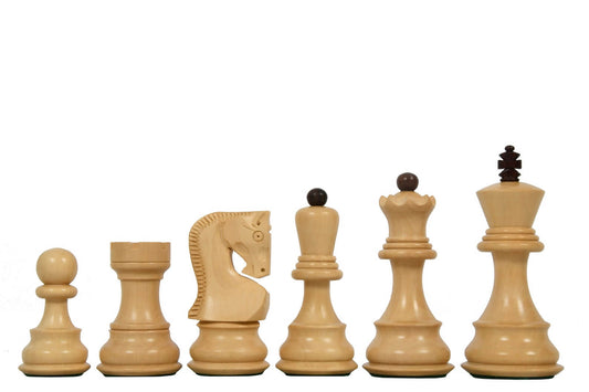 Master of Chess Pieces Echecs Bois de Tournoi - Fait à la Main Piece Echec Staunton N°7 dans Une Boîte en Acajou - Hauteur du Roi 100 mm Master of Chess Pieces Echecs Bois de Tournoi - Fait à la Main Piece Echec Staunton N°7 dans Une Boîte en Acajou - Hauteur du Roi 100 mm