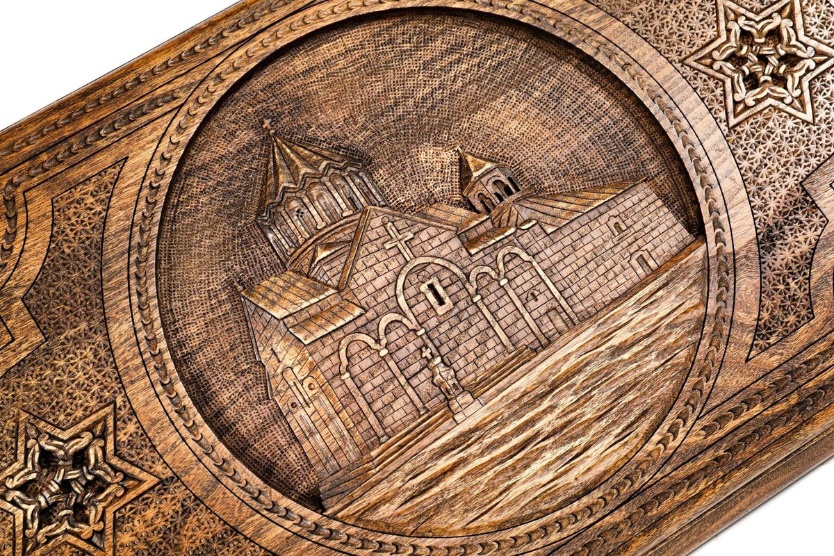 Jeu de Backgammon en Bois Artisanal