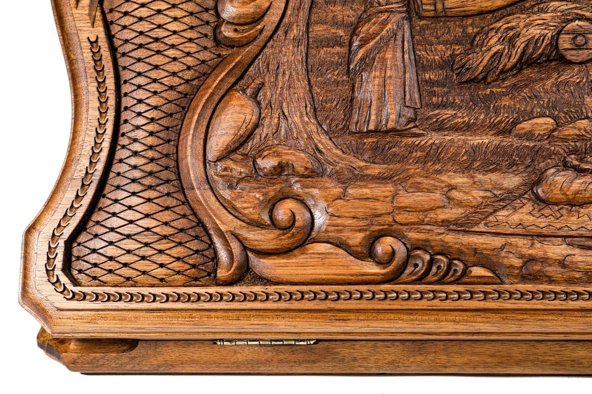 Backgammon de Voyage de Luxe Artistique