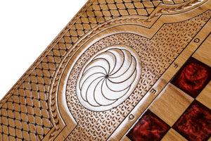 Backgammon de Grande Taille de Luxe