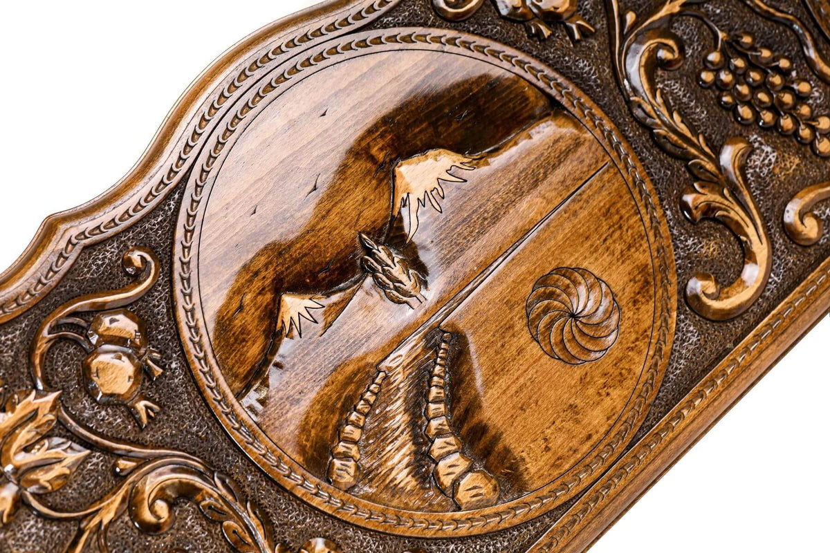 Plateau de Backgammon Haut de Gamme en Bois