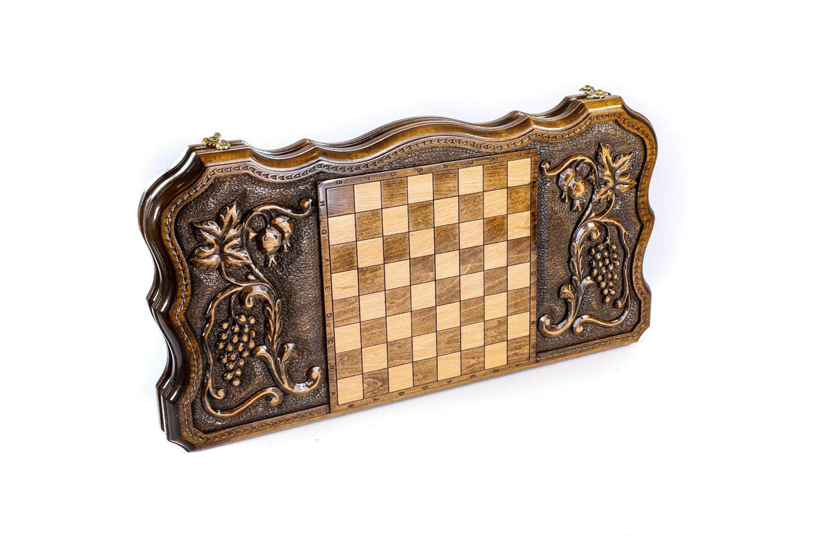 Plateau de Backgammon Haut de Gamme Pions Adverses
