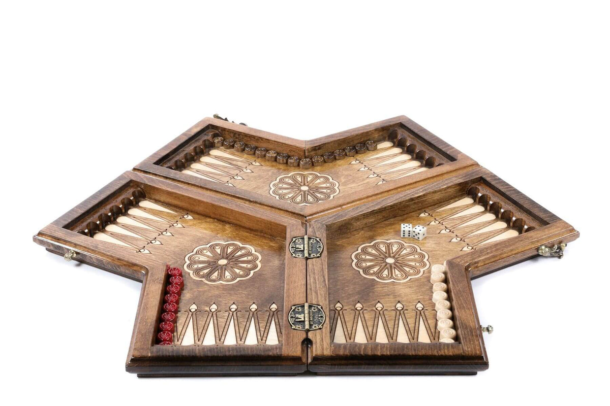 backgammon original bois naturel