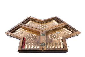 backgammon original bois naturel
