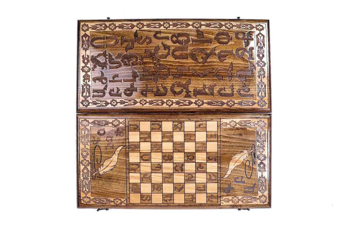 Backgammon Vintage Pions Noirs