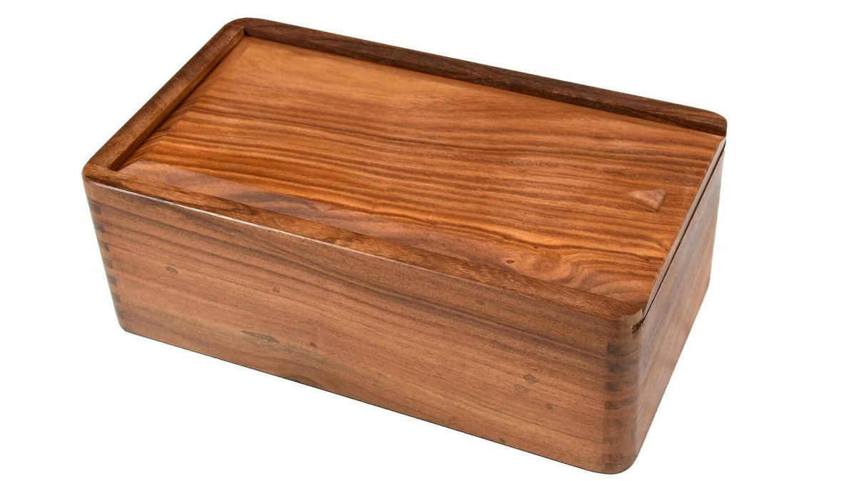 boite pour pieces d'échecs bois exotique