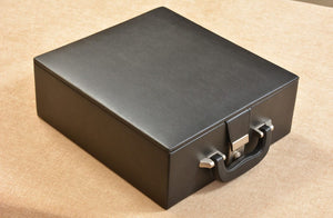 Coffret Pièces d'échecs <br>Velours Beige à Double étages