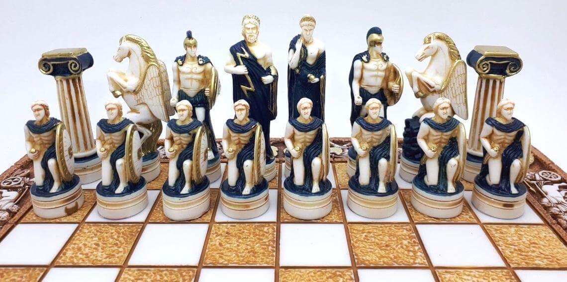 Echiquier en Albatre Empire Romain Reine