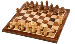Échiquier en Bois <br>Style Germanique