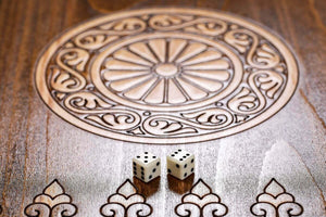 échiquier backgammon decoration reine