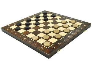 Echiquier en Bois avec Backgammon Cavalier