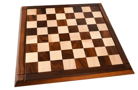 echiquier en bois exotique plateau d'échecs
