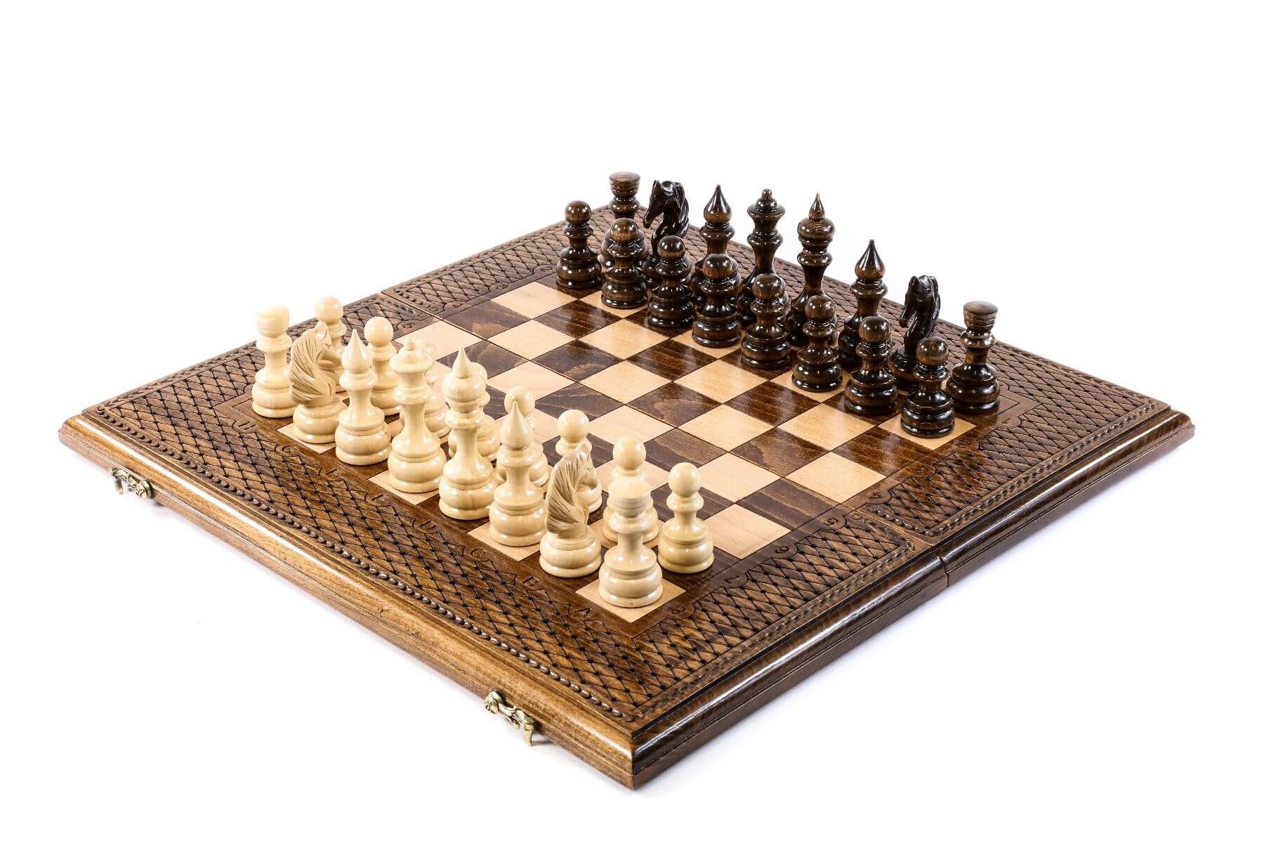 YongHang Jeu d'échecs eois 3 en 1 Portable Échiquier Pliable Echec
