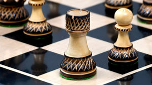 Échiquier Brillant <br>en Bois d'Ébène et de Buis