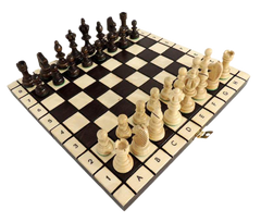 Échiquier aux Cases <br>Blanches et Marron