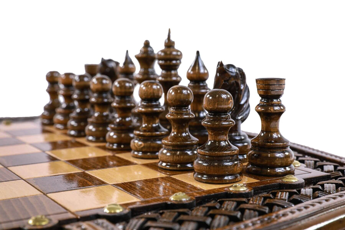 coffret complet echecs et jeu backgammon 