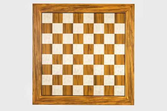 Échiquier en Bois d'Olivier <br>Style Indien