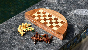 échiquier magnetique et pliable pieces d'échecs