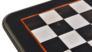 Échiquier Noir et Blanc Cavalier