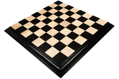 Échiquier en Bois <br>Noir et Blanc Deluxe