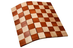 Échiquier Orangé Rouge <br>Pliable de Voyage