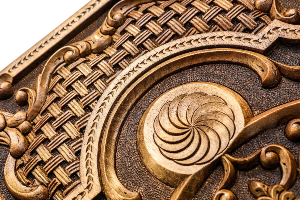 Grand Backgammon en Bois Artistique