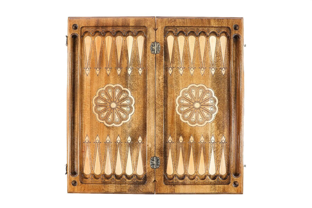 Grand Backgammon en Bois Pions Adverses