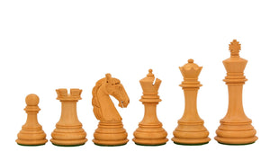 grandes pieces d'échecs scupltées en bois de rose noir et blanc