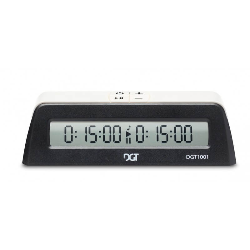 horloge echecs noire jeu