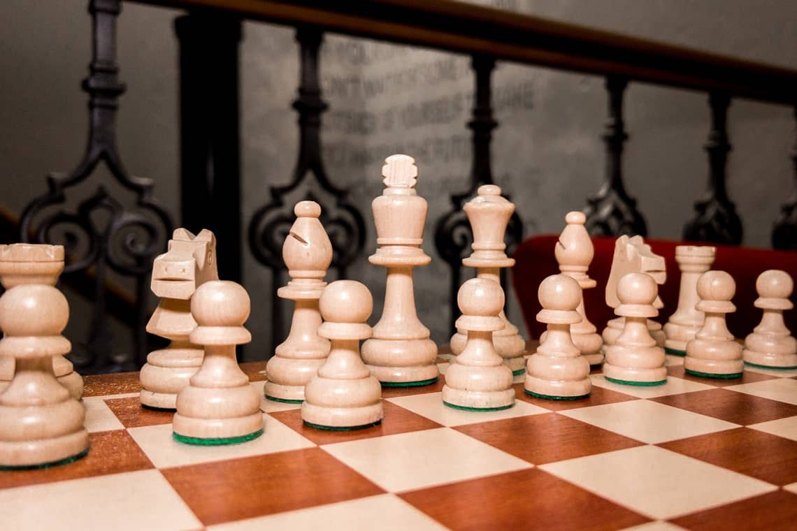 Échiquier de Tournoi <br>en Bois