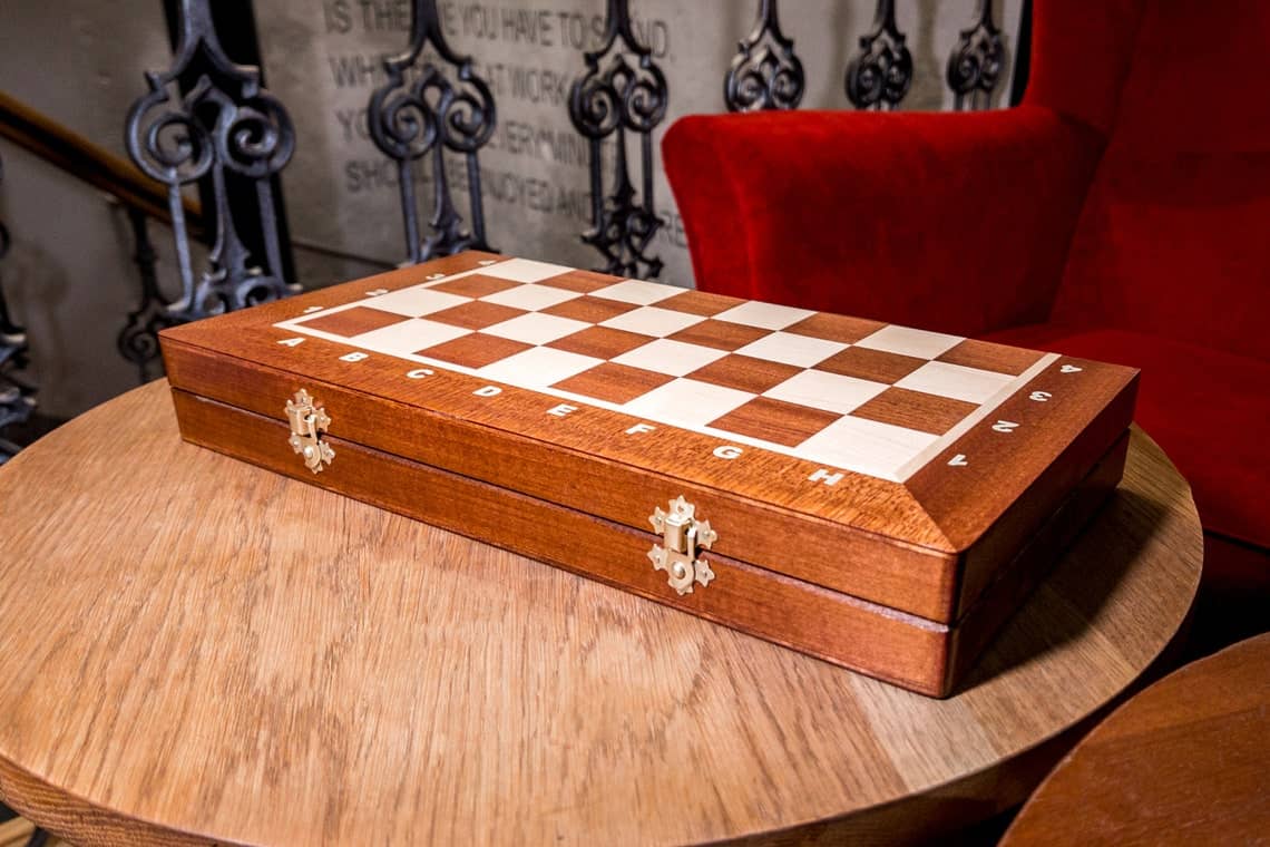 Échiquier de Tournoi <br>en Bois