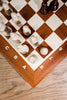 Echiquier de Tournoi en Bois avec Pièces d'Echecs