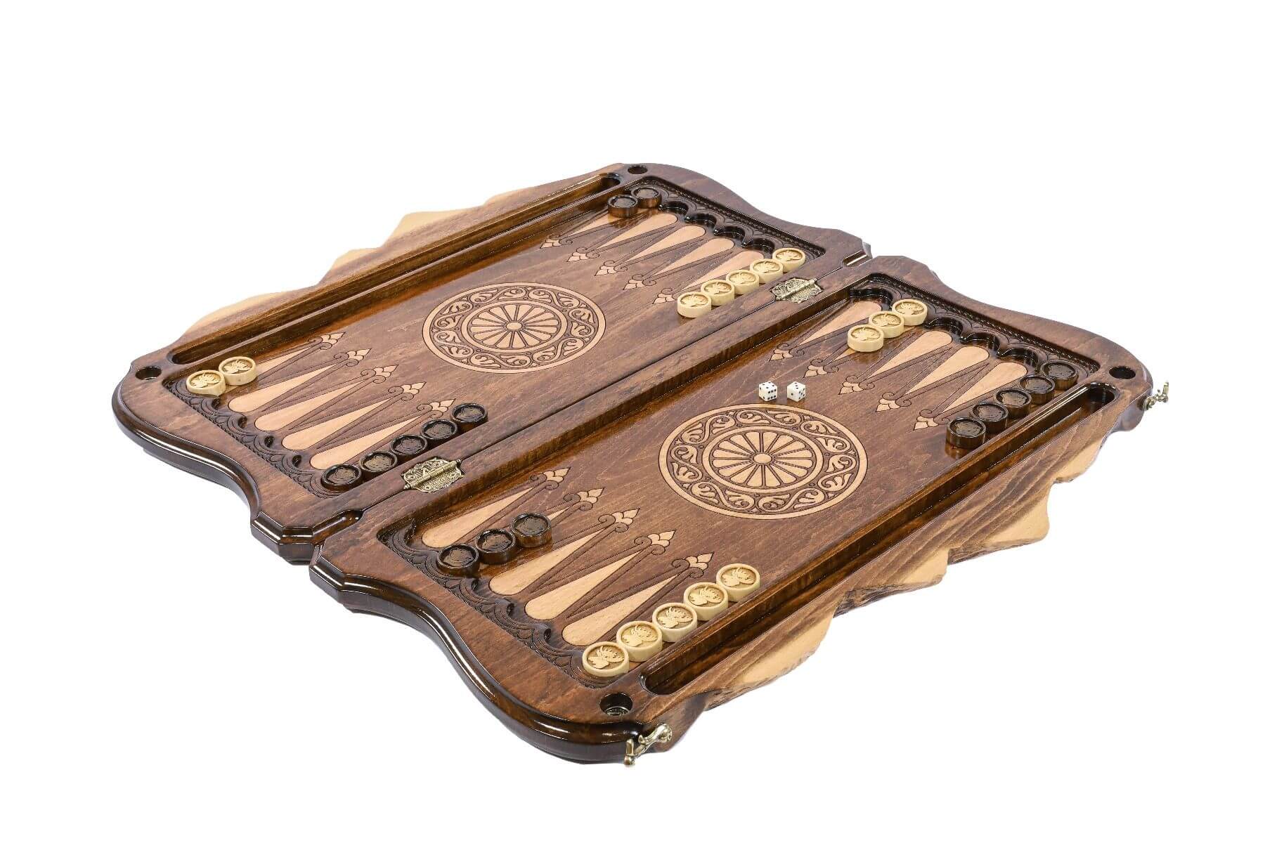 Backgammon en bois : art-autres-art par valerie-hage-creation Backgammon en bois : art-autres-art par valerie-hage-creation