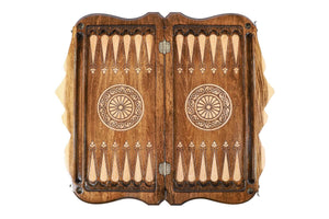 Jeu de Backgammon Coffret Pions Blancs