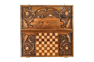 Jeu de Backgammon Damier